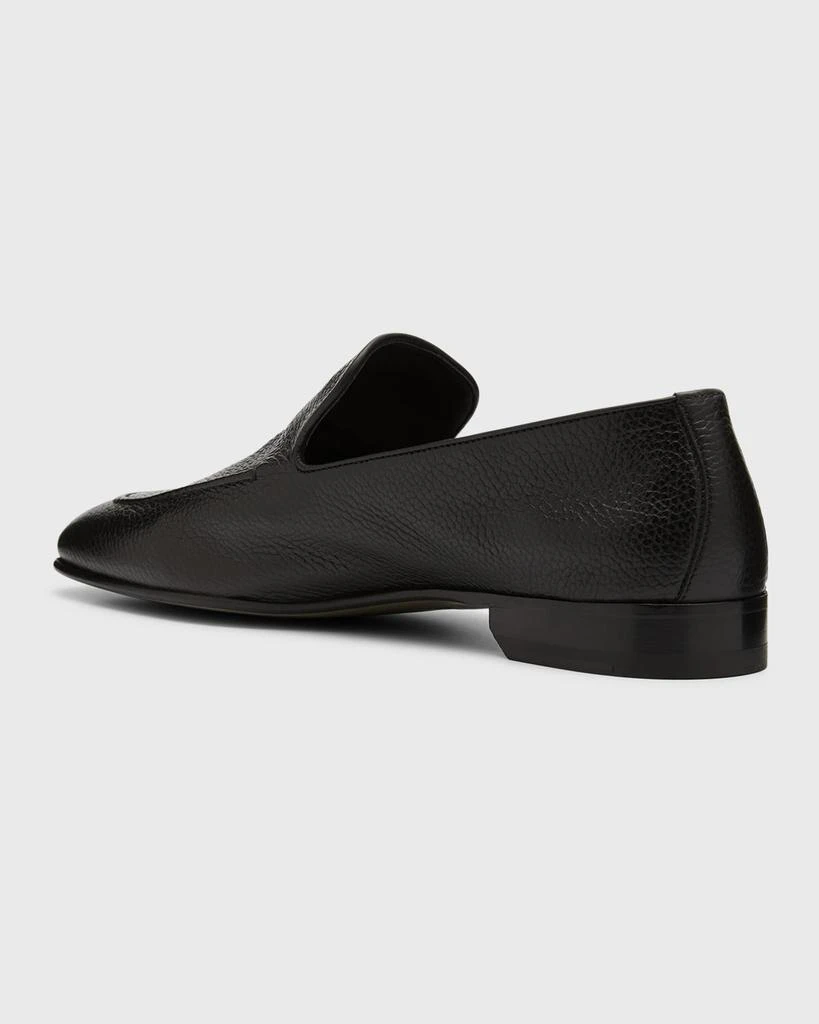 商品Manolo Blahnik|Men's Truro Leather Loafers,价格¥6905,第3张图片详细描述