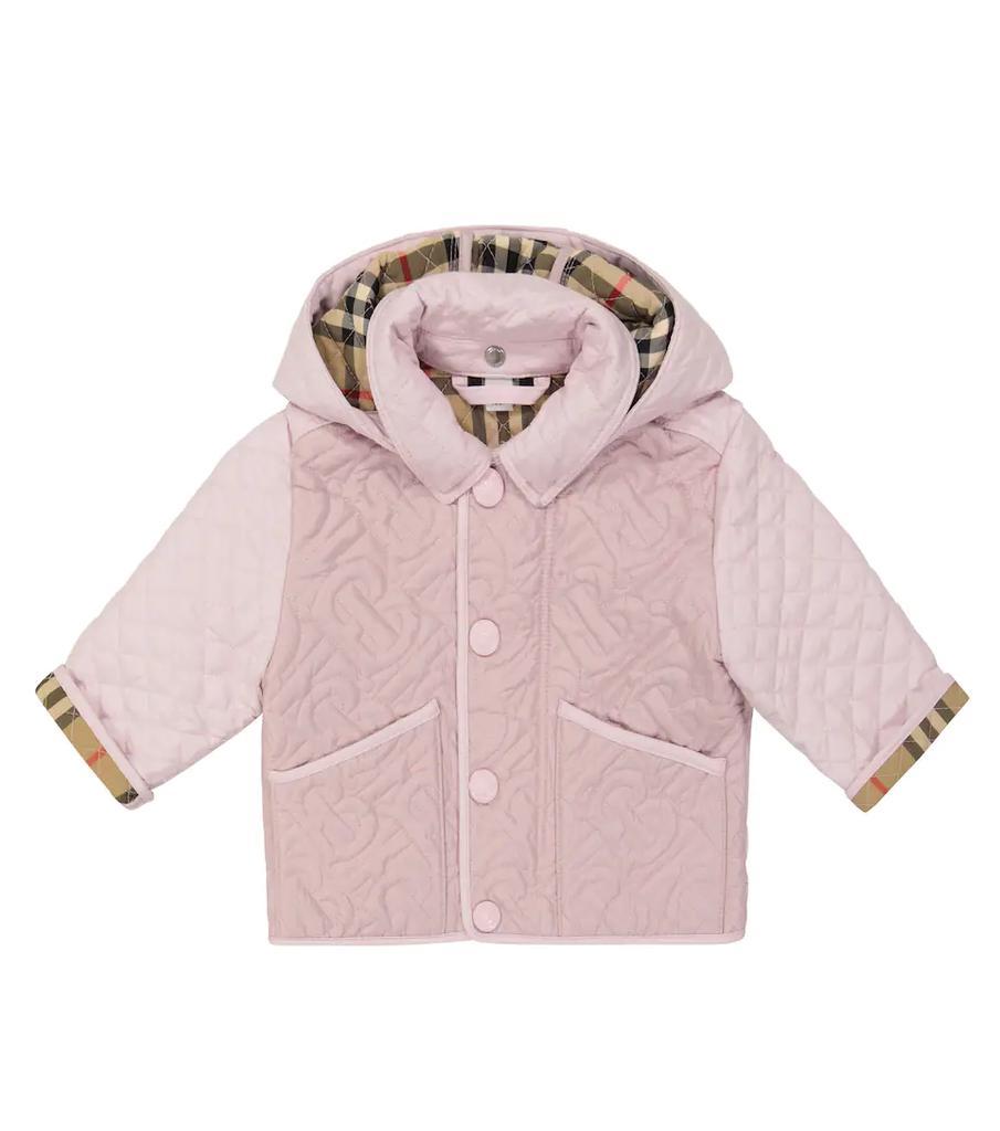 商品Burberry|Baby Monogram quilted jacket,价格¥1955,第1张图片
