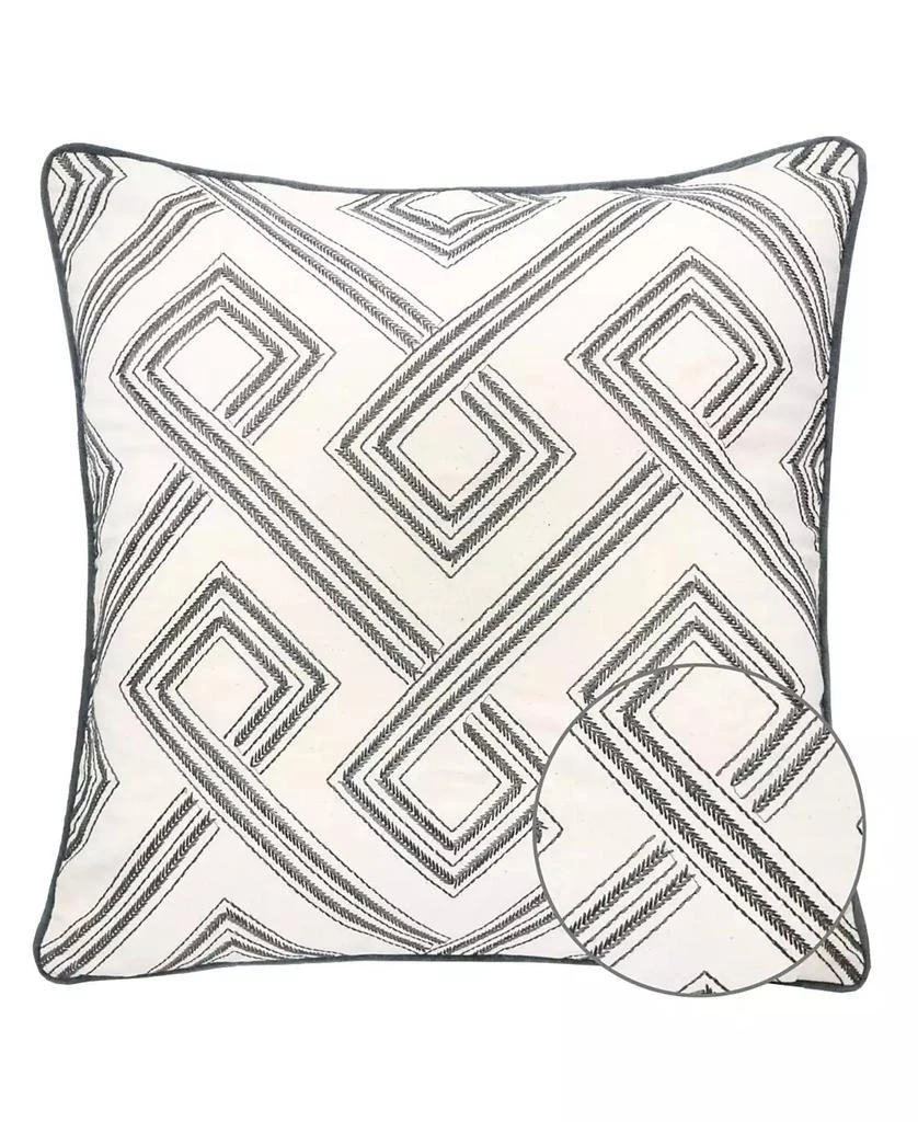 商品Homey Cozy|Camila Embroidery Square Decorative Throw Pillow,价格¥297,第1张图片