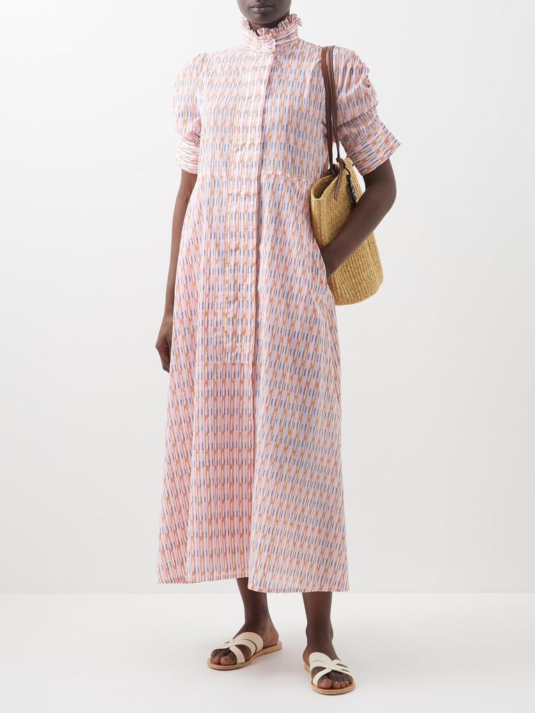 商品Thierry Colson|Venetia printed cotton-poplin shirt dress,价格¥5086,第4张图片详细描述
