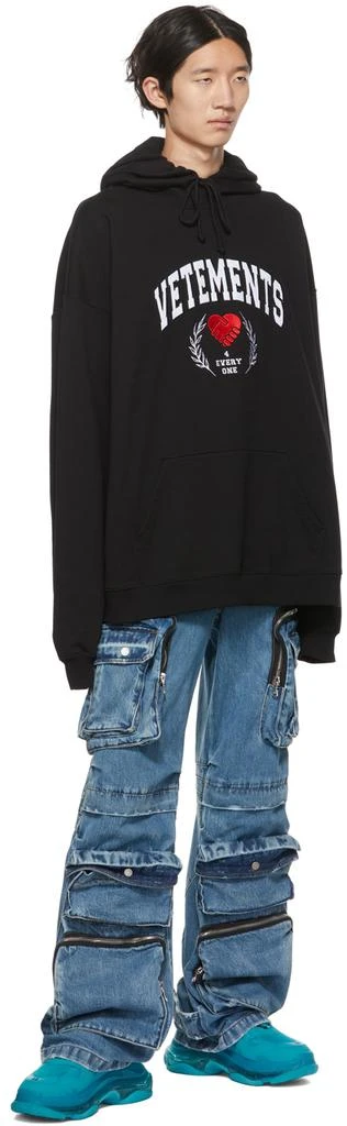 商品Vetements|黑色 Solidarity 连帽衫,价格¥6915,第4张图片详细描述