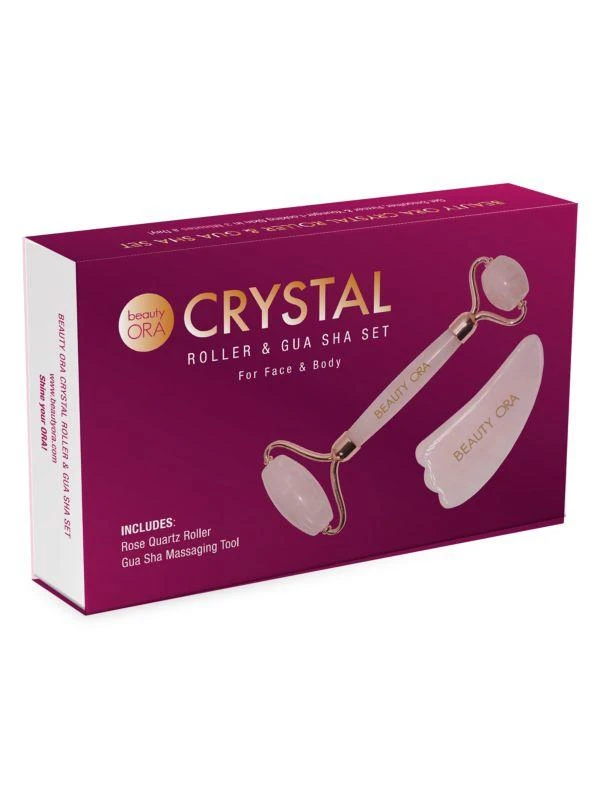 商品Beauty ORA|2-Piece Crystal Roller & Gua Sha Set,价格¥402,第2张图片详细描述