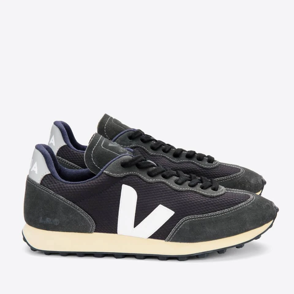 商品Veja|VEJA WOMEN'S RIO BRANCO MESH RUNNING STYLE TRAINERS - BLACK/WHITE/OXFORD GREY,价格¥650,第2张图片详细描述