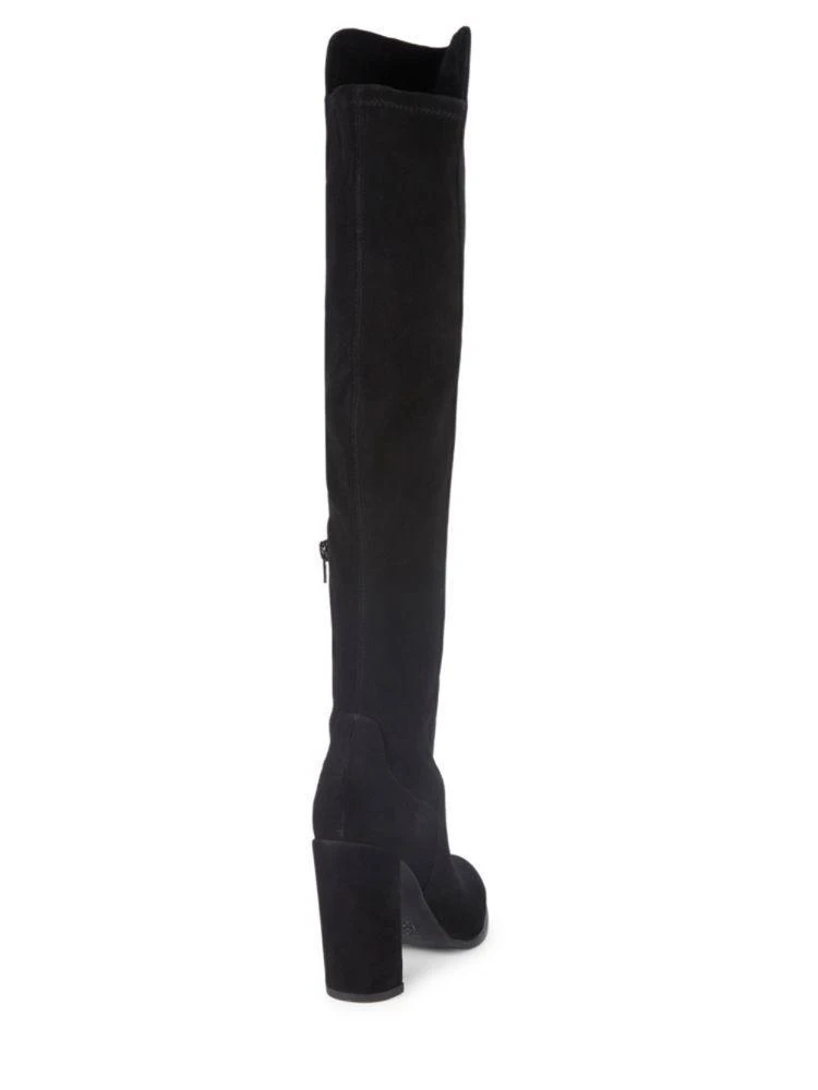商品Stuart Weitzman|Alljill 麂皮长靴,价格¥2169,第2张图片详细描述