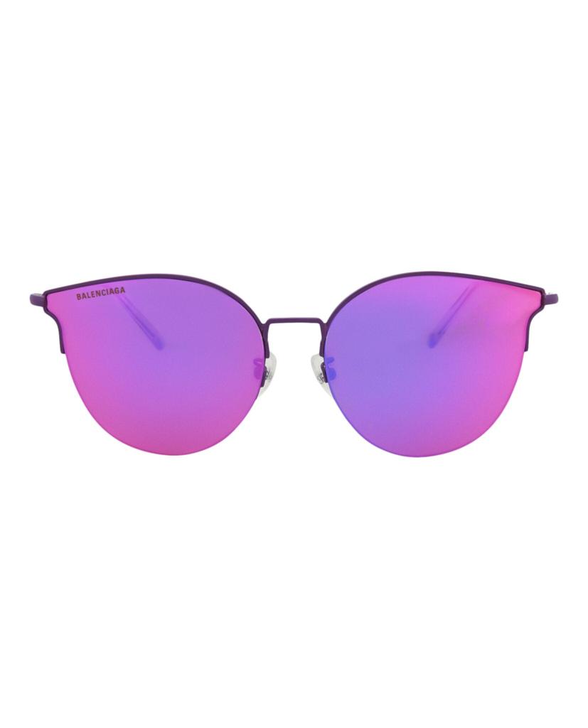 Balenciaga Cat-Eye Frame Metal Sunglasses商品第1张图片规格展示