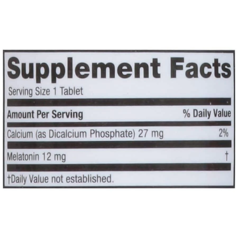 商品Walgreens|Melatonin Delayed Release 12mg,价格¥66,第5张图片详细描述