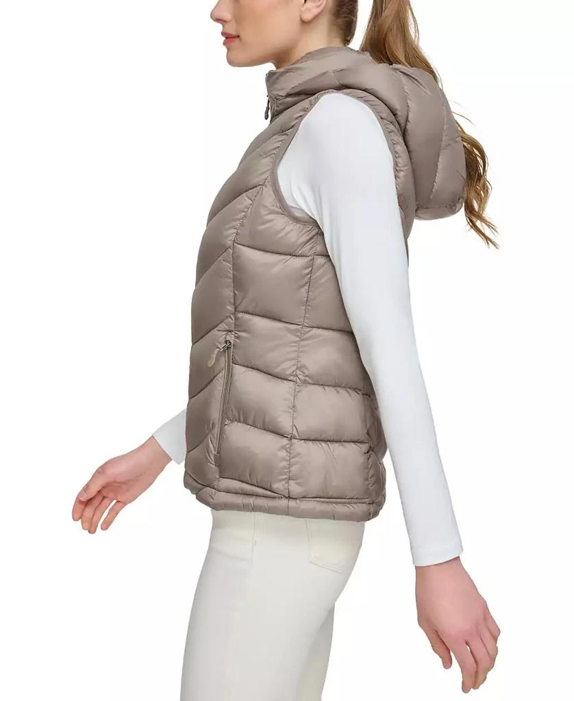 商品Charter Club|Women's Packable Hooded Puffer Vest, Created for Macy's,价格¥171,第3张图片详细描述