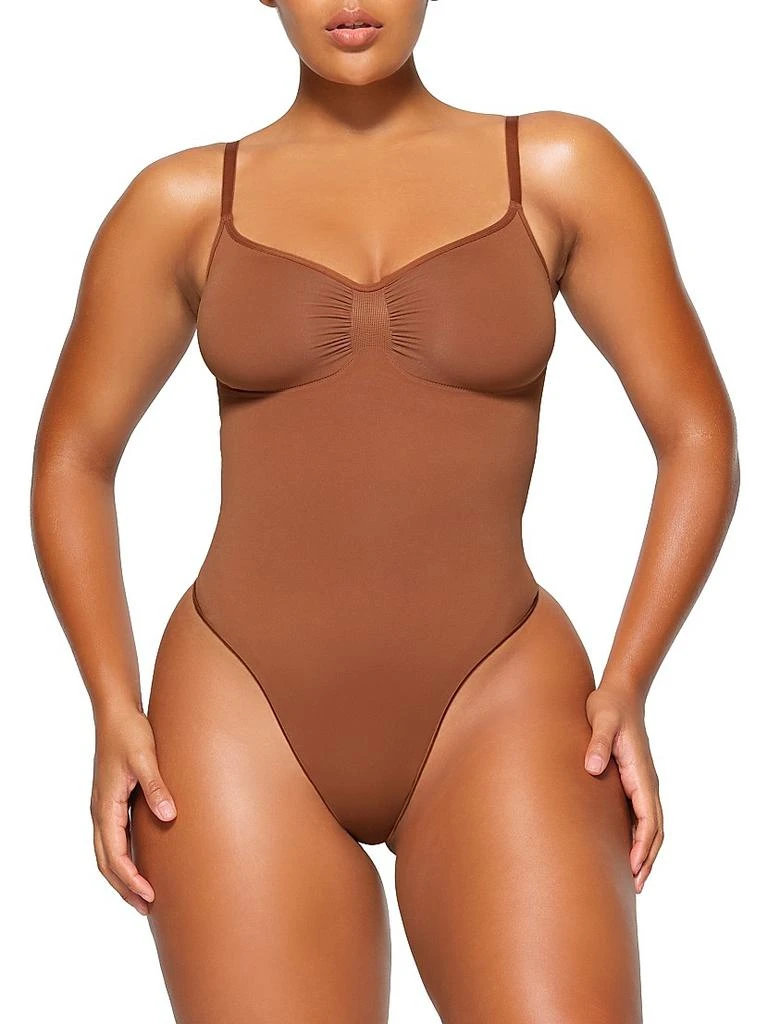 商品SKIMS|Seamless Sculpt Thong Bodysuit,价格¥526,第2张图片详细描述