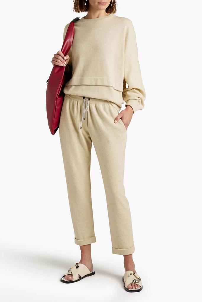 商品Brunello Cucinelli|Bead-embellished wool, cashmere and silk-blend sweater,价格¥6685,第4张图片详细描述