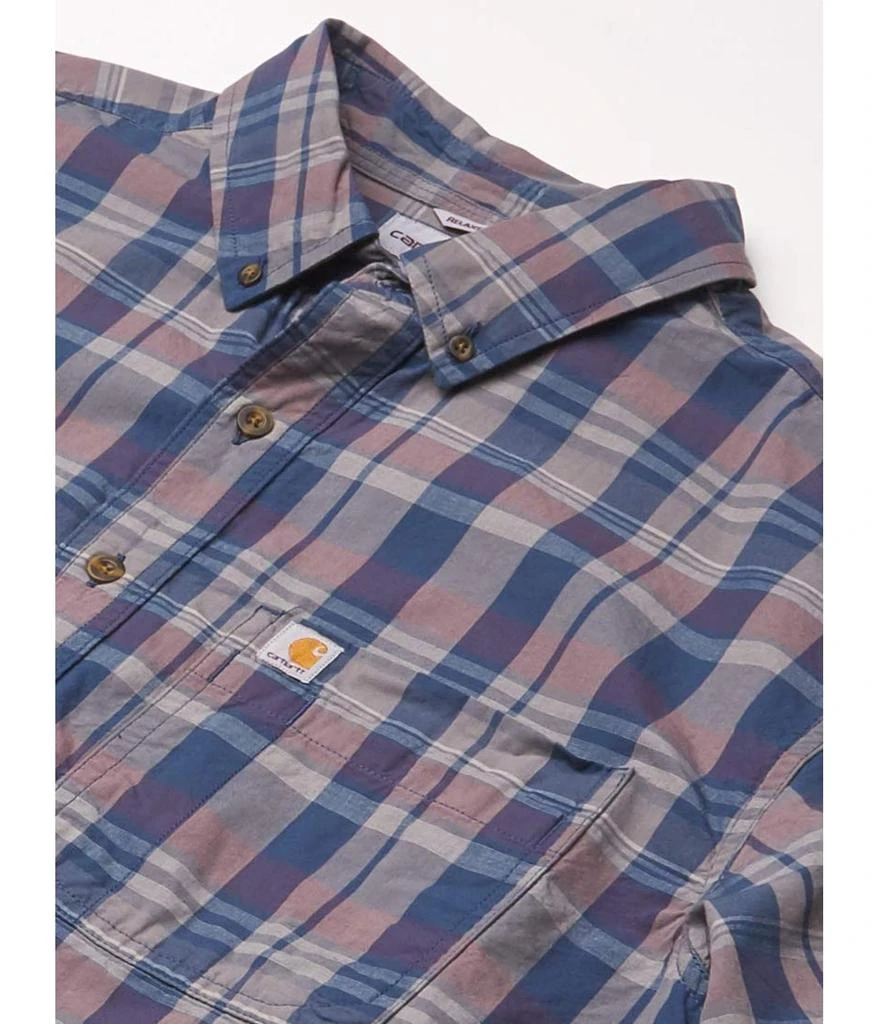 商品Carhartt|Men's Petite Relaxed Fit Cotton Long-Sleeve Plaid Shirt,价格¥301,第3张图片详细描述