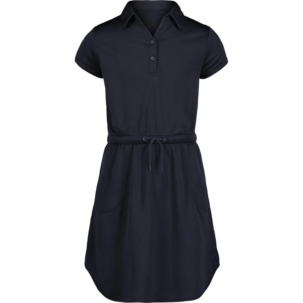 商品Nautica|Big Girls Plus Size Uniform Drawstring Short Sleeve Performance Dress,价格¥271,第1张图片