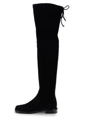 商品Stuart Weitzman|Lowland Over-The-Knee Suede Boots,价格¥2631,第6张图片详细描述