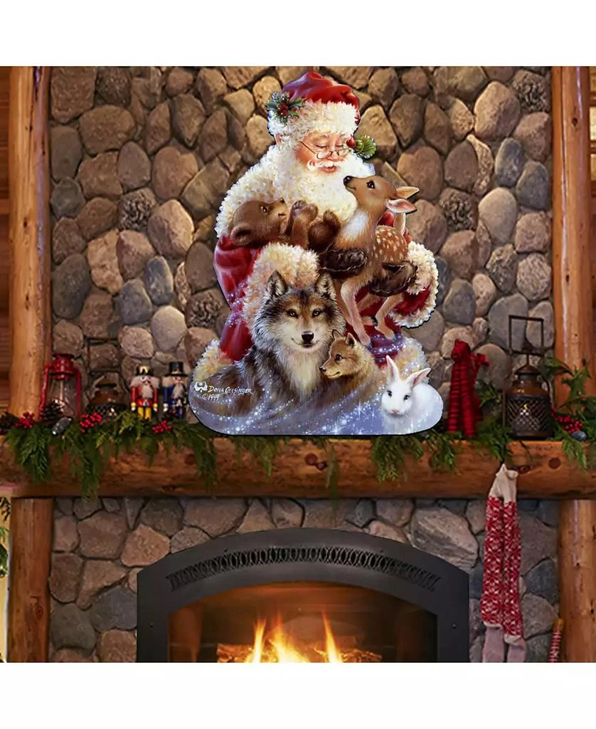 商品Designocracy|by Dona Gelsinger Santa Little Friends Wall and Door Hanger,价格¥915,第5张图片详细描述