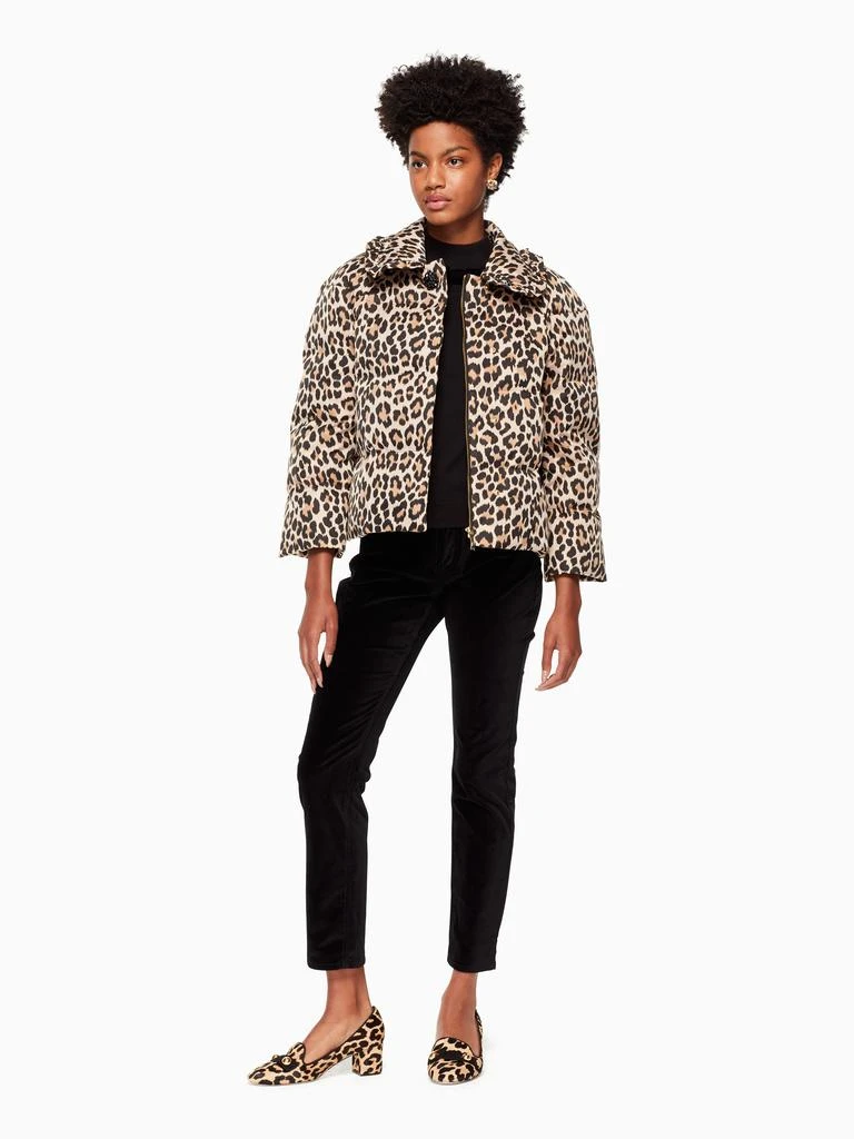 商品Kate Spade|leopard-print puffer jacket,价格¥2598,第2张图片详细描述