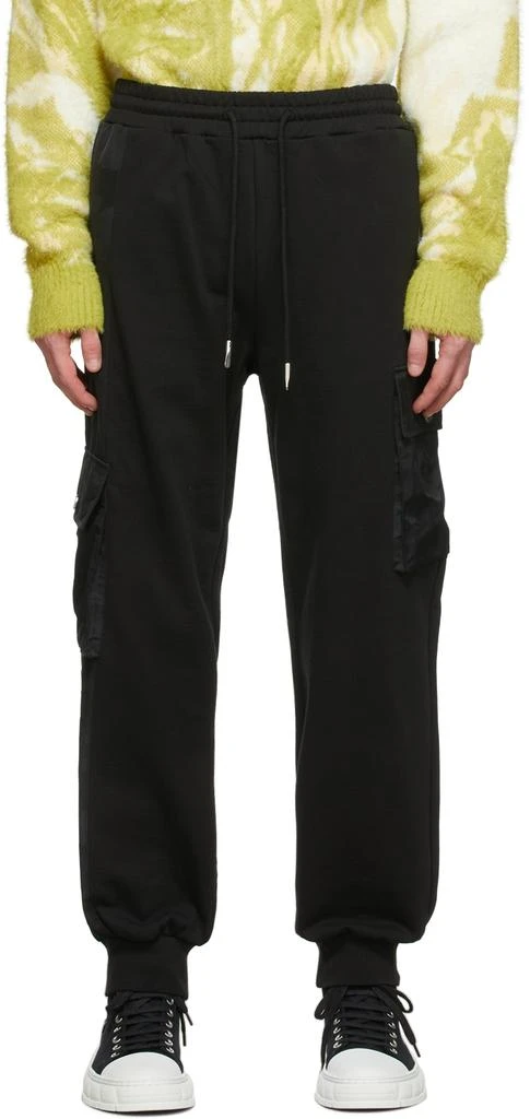 商品Feng Chen Wang|Black Camo Cargo Pants,价格¥655,第1张图片