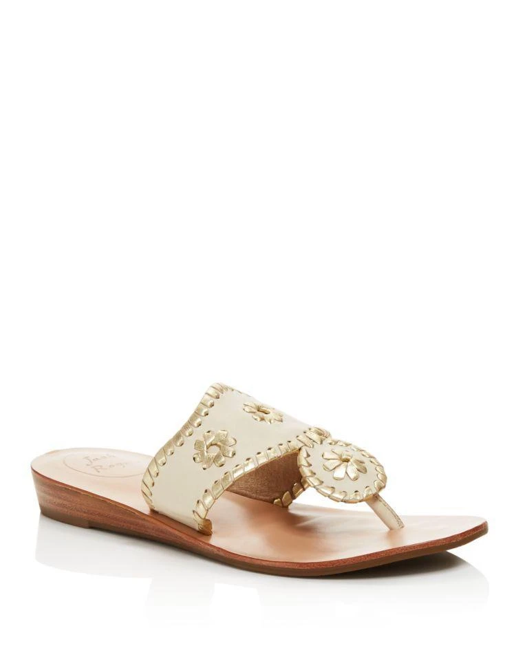 商品Jack Rogers|Women's Thong Demiwedge Sandals - Capri,价格¥620,第1张图片