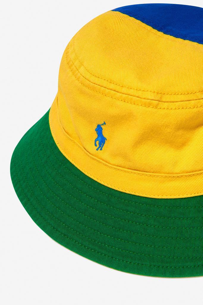 商品Ralph Lauren|Ralph Lauren  Multicoloured Baby Boys Cotton Reversible Colourblock Bucket Hat,价格¥327,第4张图片详细描述