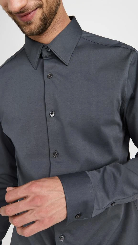 Theory Sylvain Structure Knit Dress Shirt 商品