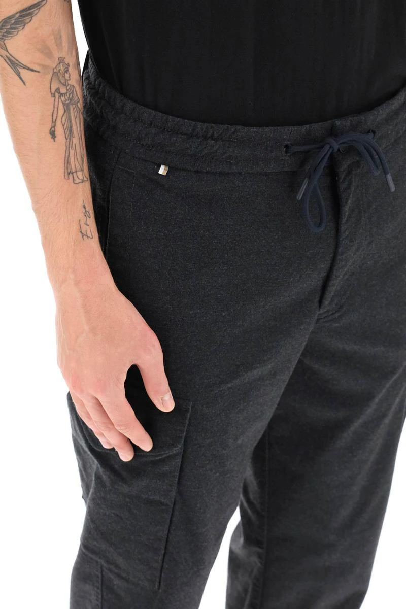商品【商品预售7天】 Hugo Boss|Hugo Boss 男士休闲裤 50477540404 黑色,价格¥1542,第5张图片详细描述