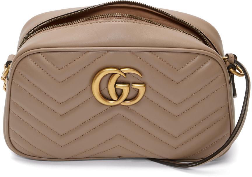 商品Gucci|Taupe Small GG Marmont 2.0 Camera Bag,价格¥12256,第7张图片详细描述