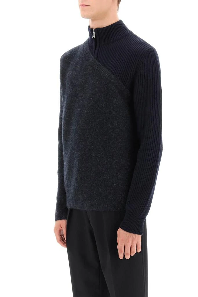 商品Fendi|two-tone wool-and-alpaca sweater,价格¥5376,第4张图片详细描述