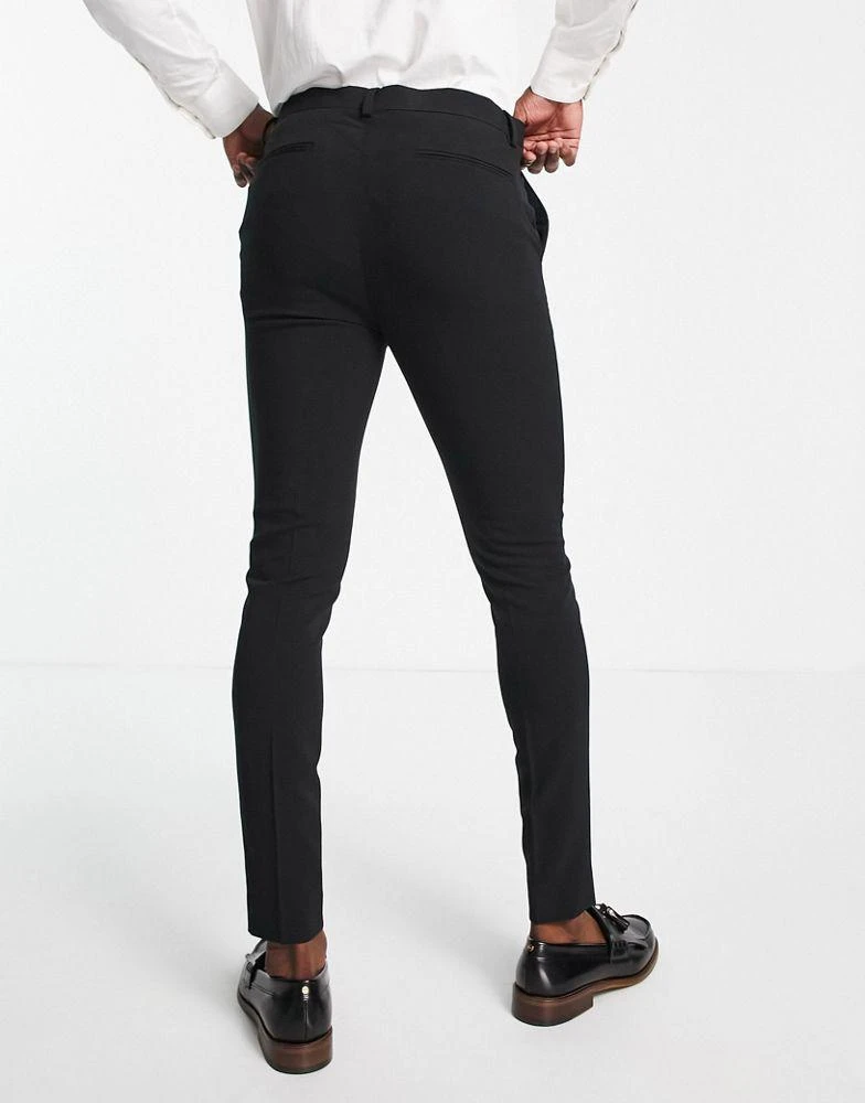 商品ASOS|ASOS DESIGN super skinny smart trouser multipack in black,价格¥207,第2张图片详细描述