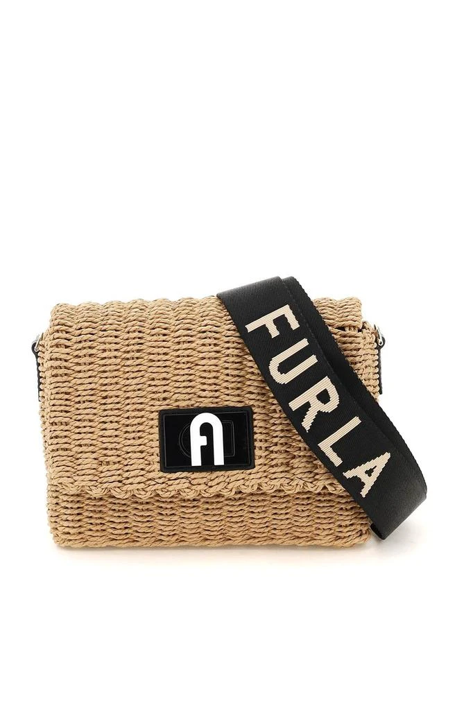 商品Furla|Furla paper straw 1927 soft mini bag,价格¥1904,第1张图片