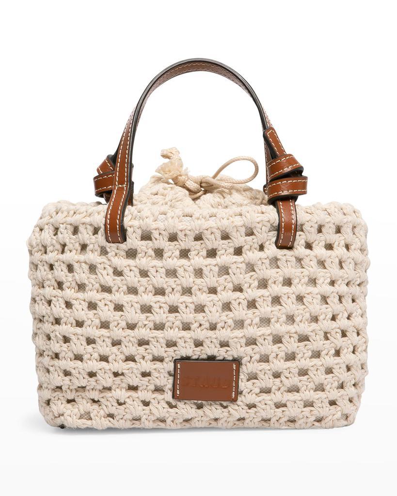 商品Staud|Ria Crochet Top-Handle Bag,价格¥1593,第5张图片详细描述