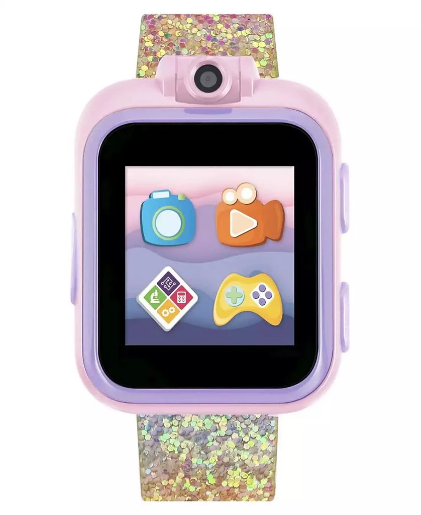 商品Playzoom|Kid's 2 Textured Rainbow Glitter Tpu Strap Smart Watch,价格¥193,第1张图片