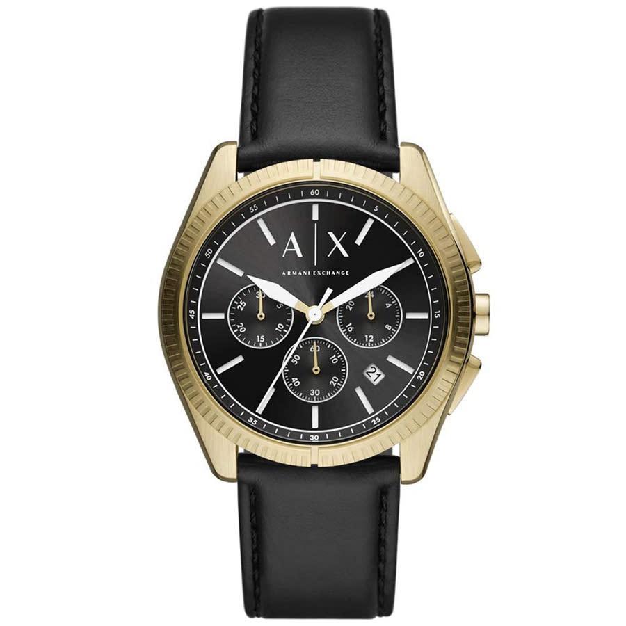 商品Armani Exchange|Armani Exchange Giacomo Chronograph Black Dial Mens Watch AX2854,价格¥1182,第1张图片