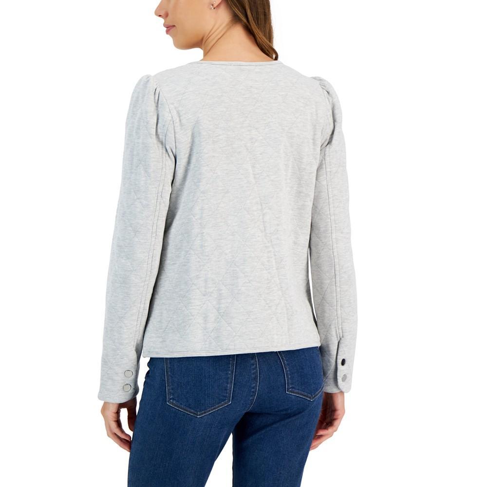 商品Charter Club|Women's Quilted Zip-Front Knit Jacket, Created for Macy's,价格¥300,第4张图片详细描述