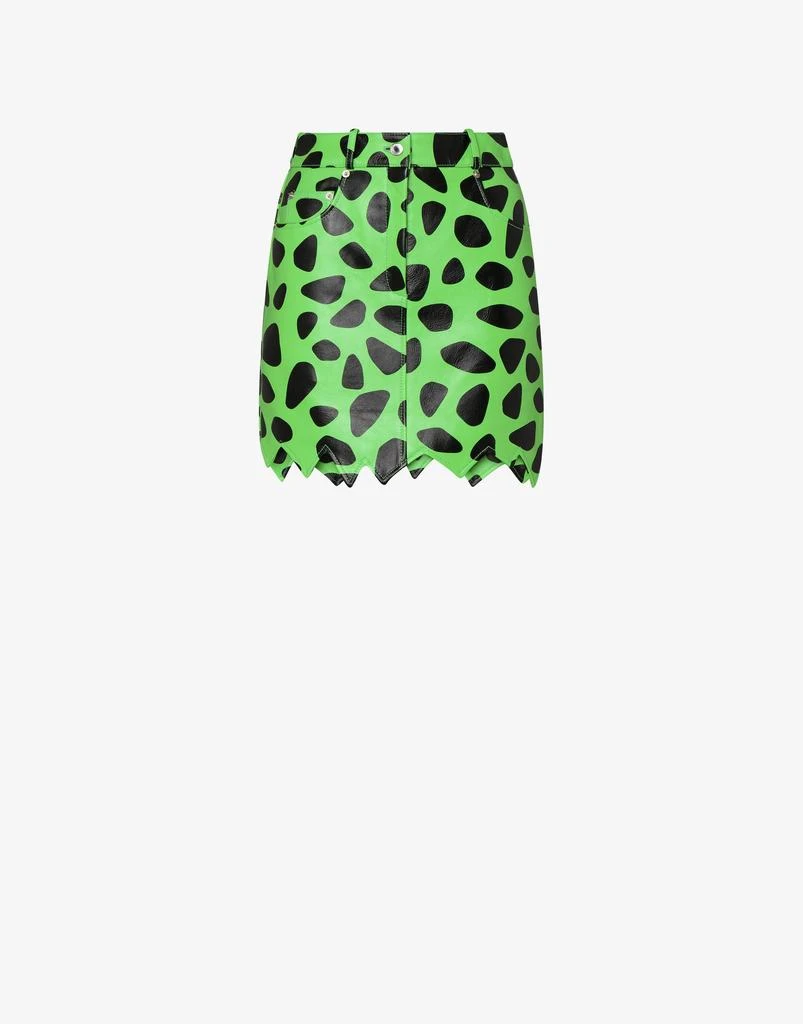商品Moschino|Moschino X The Flintstones ™ Nappa Mini Skirt,价格¥7411,第1张图片