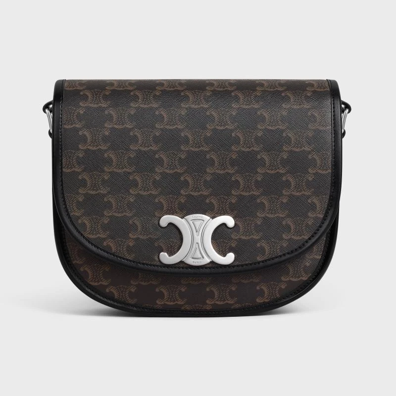 商品Celine|【预售3-7天】CELINE赛琳 男士黑色帆布/小牛皮手提包,价格¥19946,第1张图片