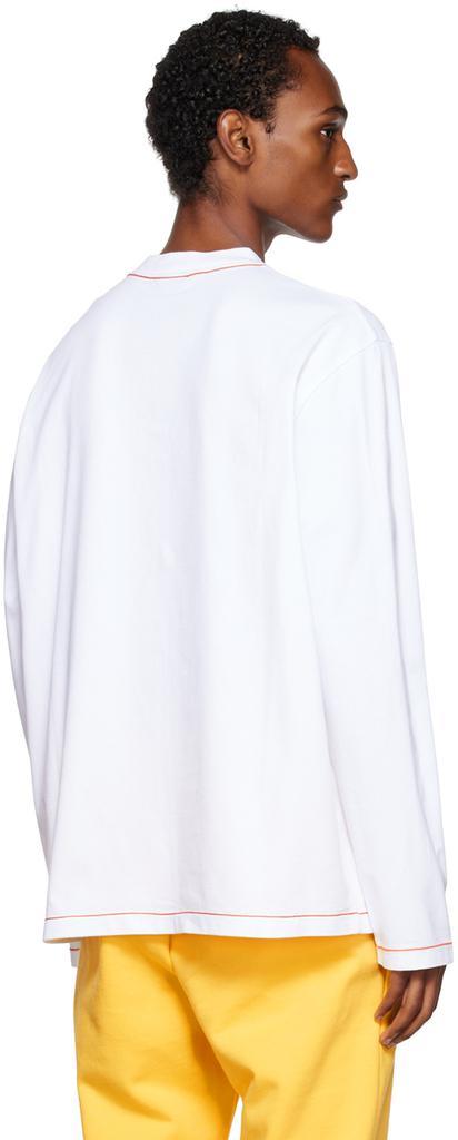 商品Jacquemus|White Le Papier 'Le T-Shirt Pate À Modeler' Long Sleeve T-Shirt,价格¥748,第5张图片详细描述