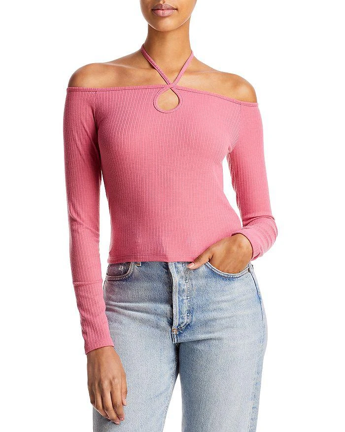 商品AQUA|Off-the-Shoulder Halter Top - 100% Exclusive,价格¥129,第1张图片