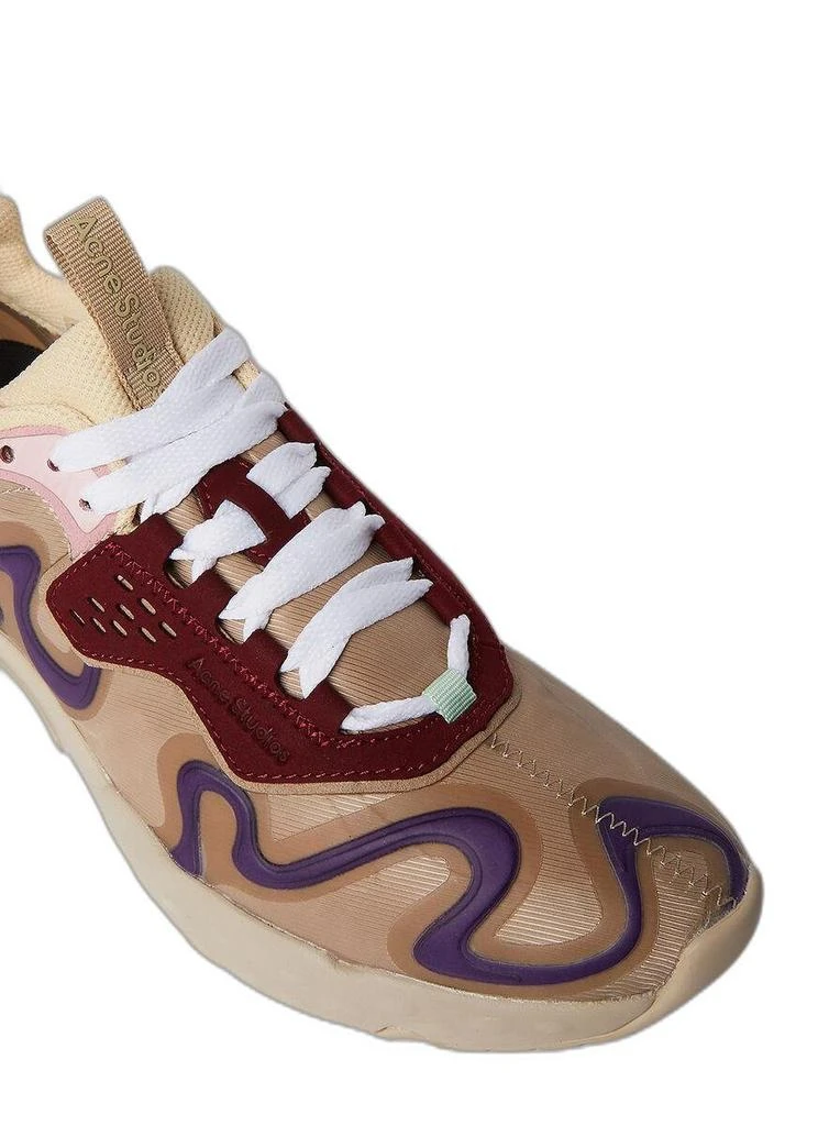 商品Acne Studios|Acne Studios Ribbon Logo Lace-Up Sneakers,价格¥3217,第5张图片详细描述