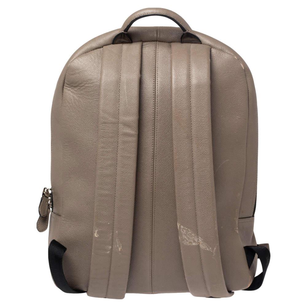Coach Taupe Leather Backpack商品第4张图片规格展示