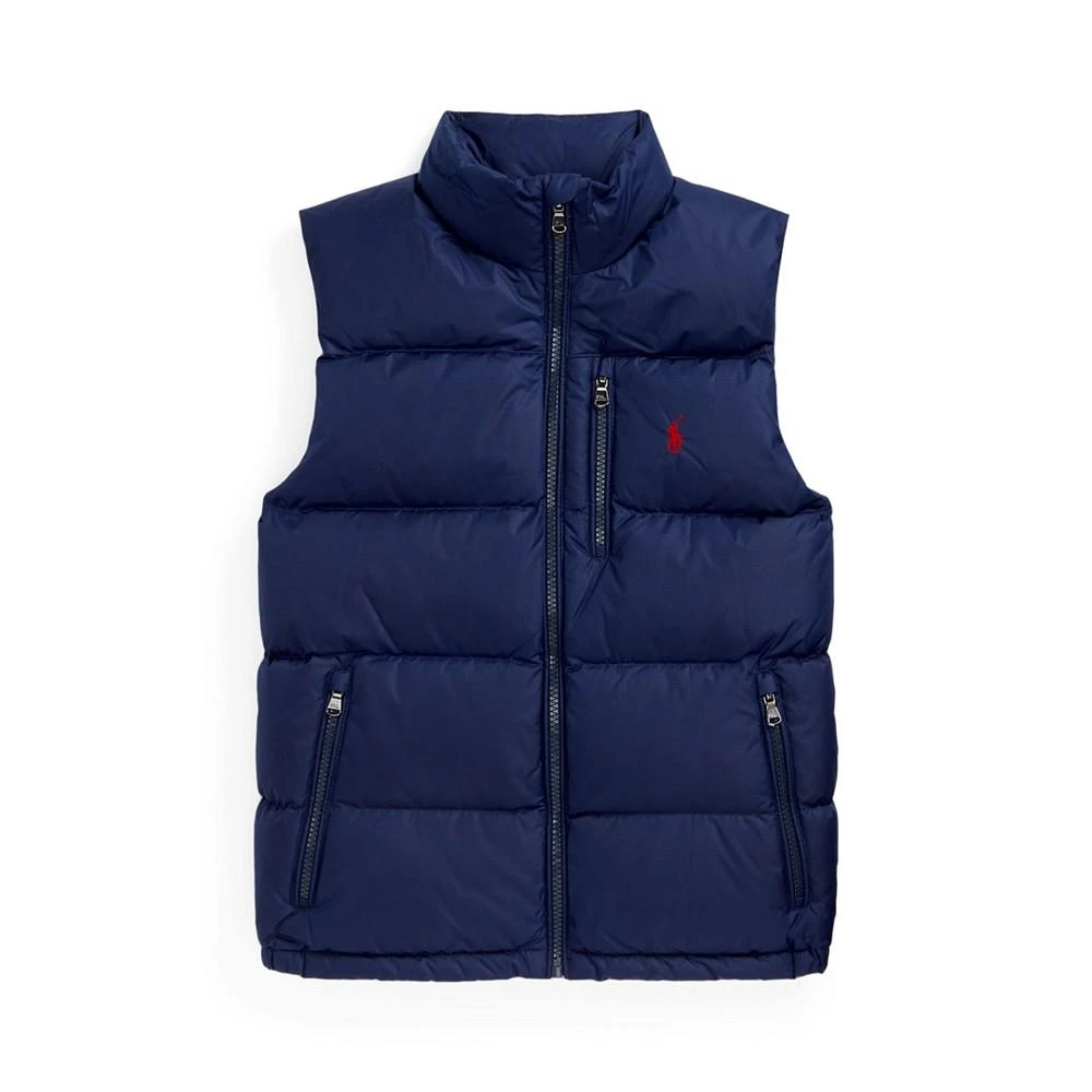 商品Ralph Lauren|Big Boys Water- Repellent Full Zip Vest,价格¥724,第1张图片