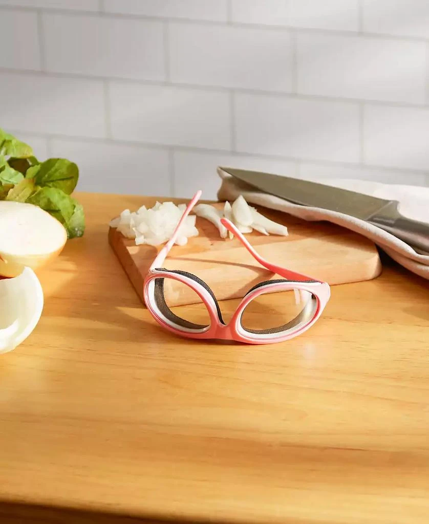 Plastic 5.5" x 6.5" x 1.5" Onion Goggles - Pink Frame 商品