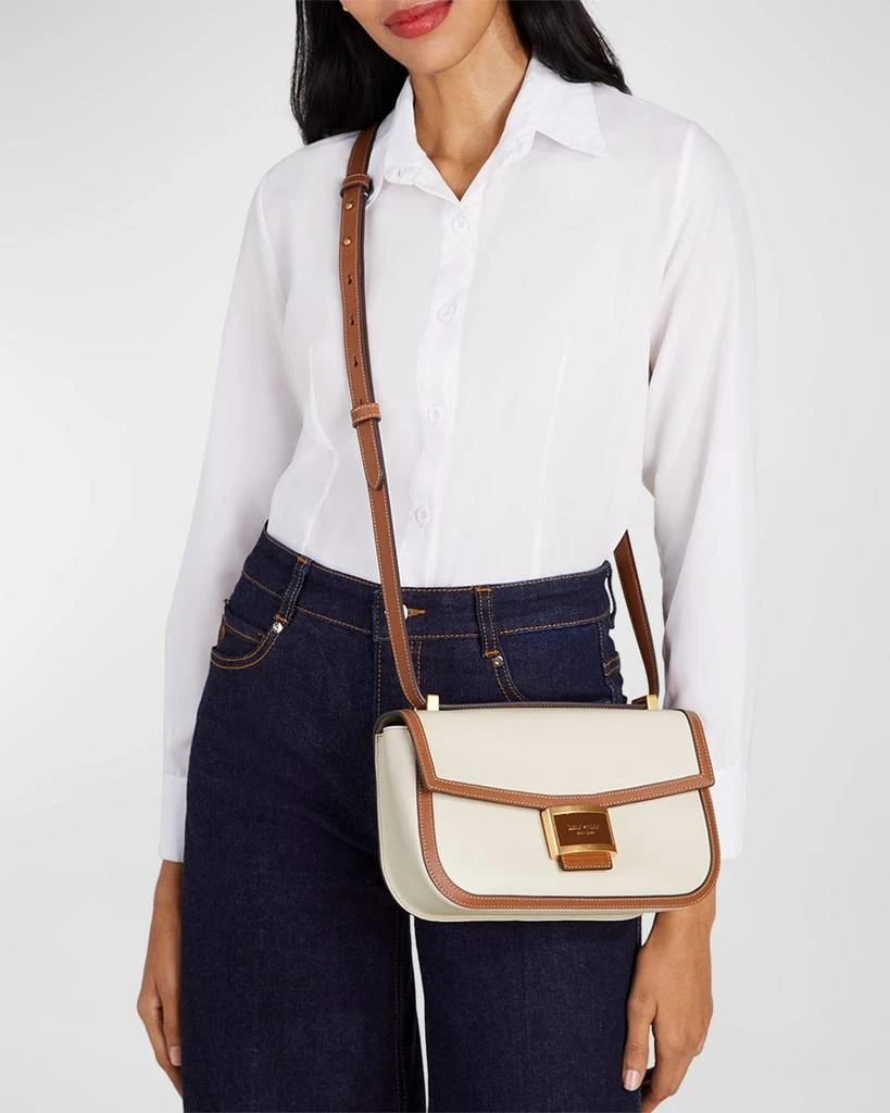 商品Kate Spade|bicolor flap leather shoulder bag,价格¥2925,第2张图片详细描述