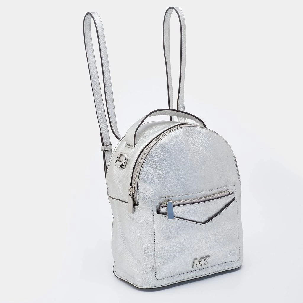 商品[二手商品] Michael Kors|Michael Kors Silver Leather Jessa Convertible Backpack,价格¥1235,第3张图片详细描述