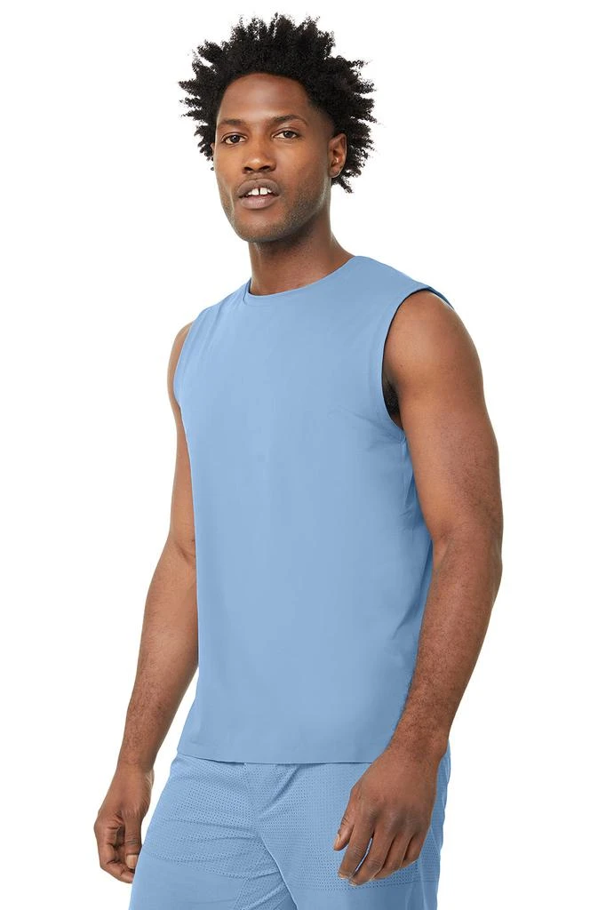 商品Alo|Idol Performance Tank - Toluca Blue,价格¥379,第3张图片详细描述