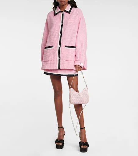 商品Miu Miu|Matelassé leather shoulder bag,价格¥19230,第5张图片详细描述