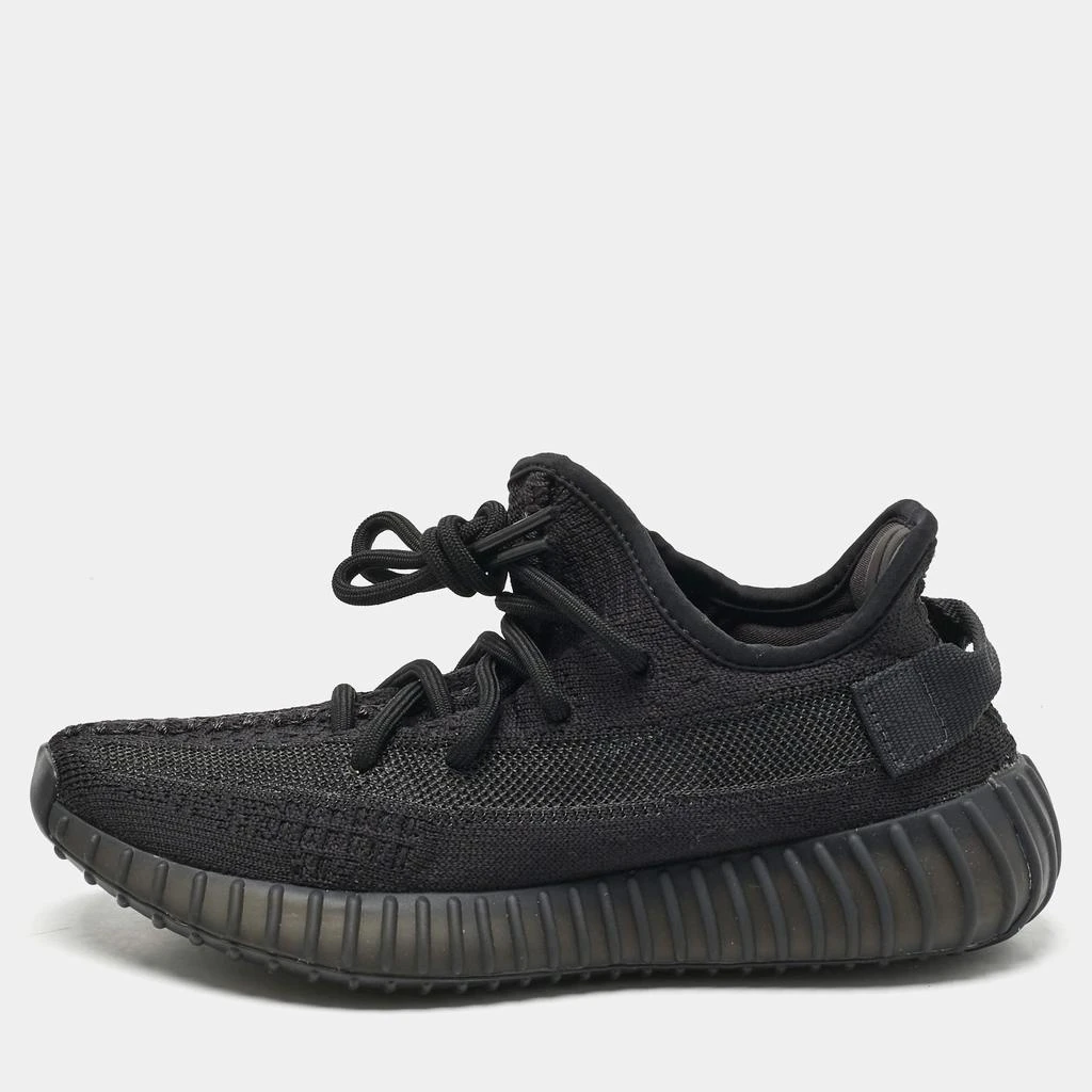 商品YEEZY|Yeezy x Adidas Black Knit Fabric Boost 350 V2 Onyx Sneakers Size 36 2/3,价格¥3698,第1张图片