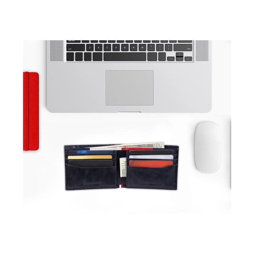 商品Tommy Hilfiger|Men's RFID Slimfold Wallet,价格¥218,第5张图片详细描述