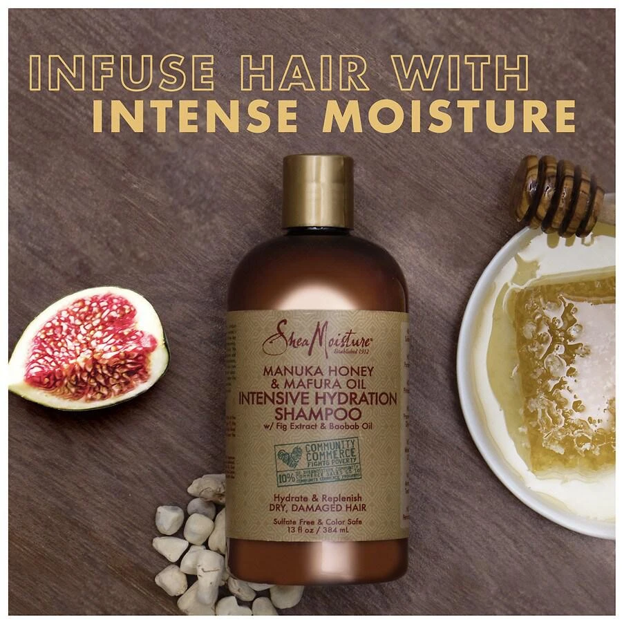 商品SheaMoisture|Intensive Hydration Shampoo Manuka Honey and Mafura Oil,价格¥105,第5张图片详细描述