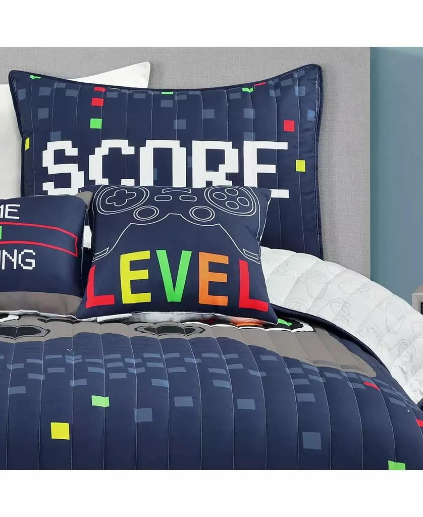 商品Macy's|Video Games 4 Piece Quilt Set for Kids,价格¥1047,第5张图片详细描述