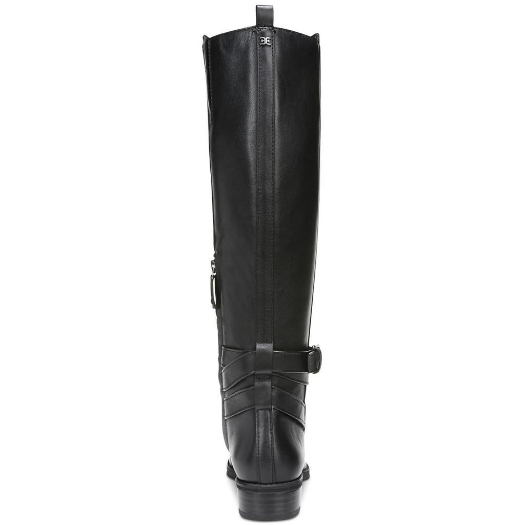 商品Sam Edelman|Sam Edelman Womens Pansy Leather Round Toe Knee-High Boots,价格¥507,第5张图片详细描述