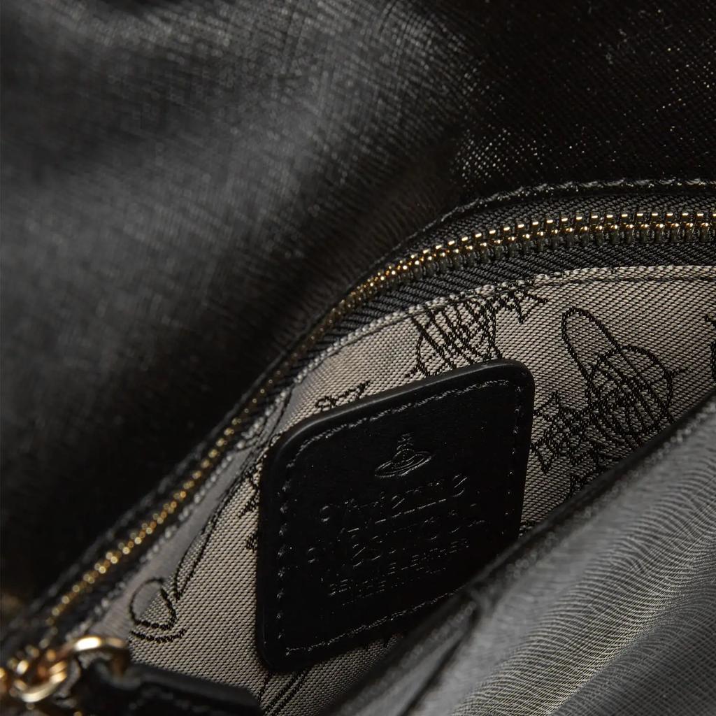 Vivienne Westwood Women's Victoria Envelope Clutch Bag - Black商品第5张图片规格展示