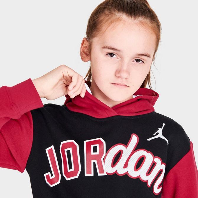 Girls' Jordan You Can Play Boxy Hoodie商品第5张图片规格展示